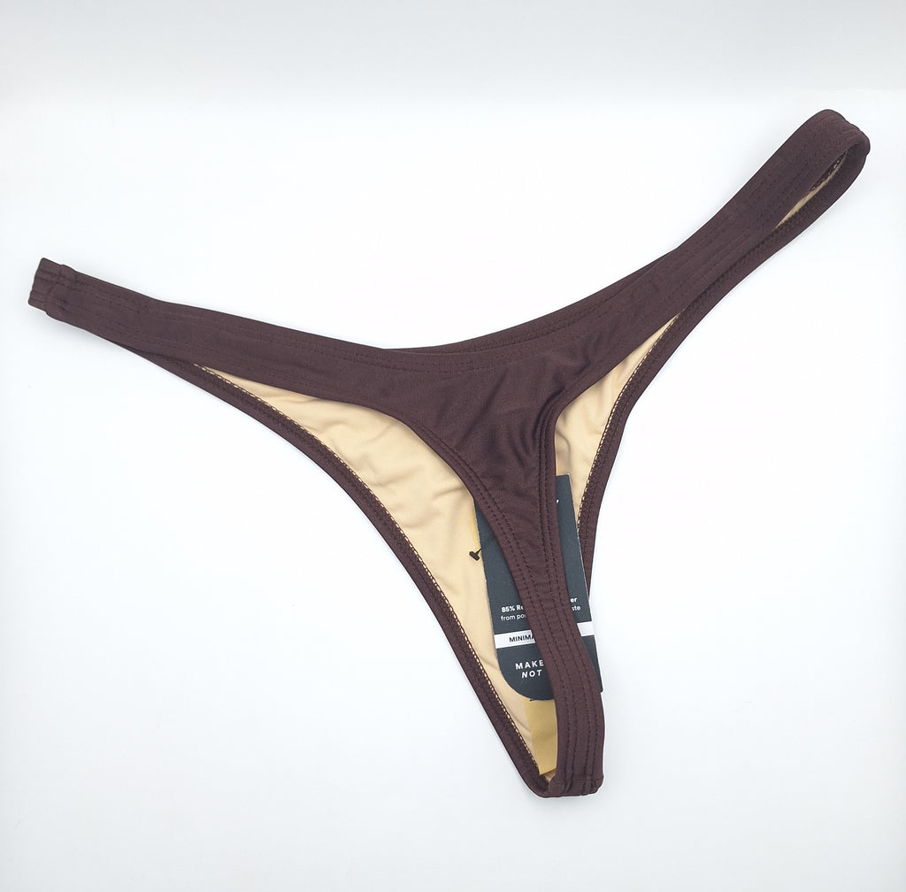 Cotton On Womens Refined High Side Thong Bikini Bottom