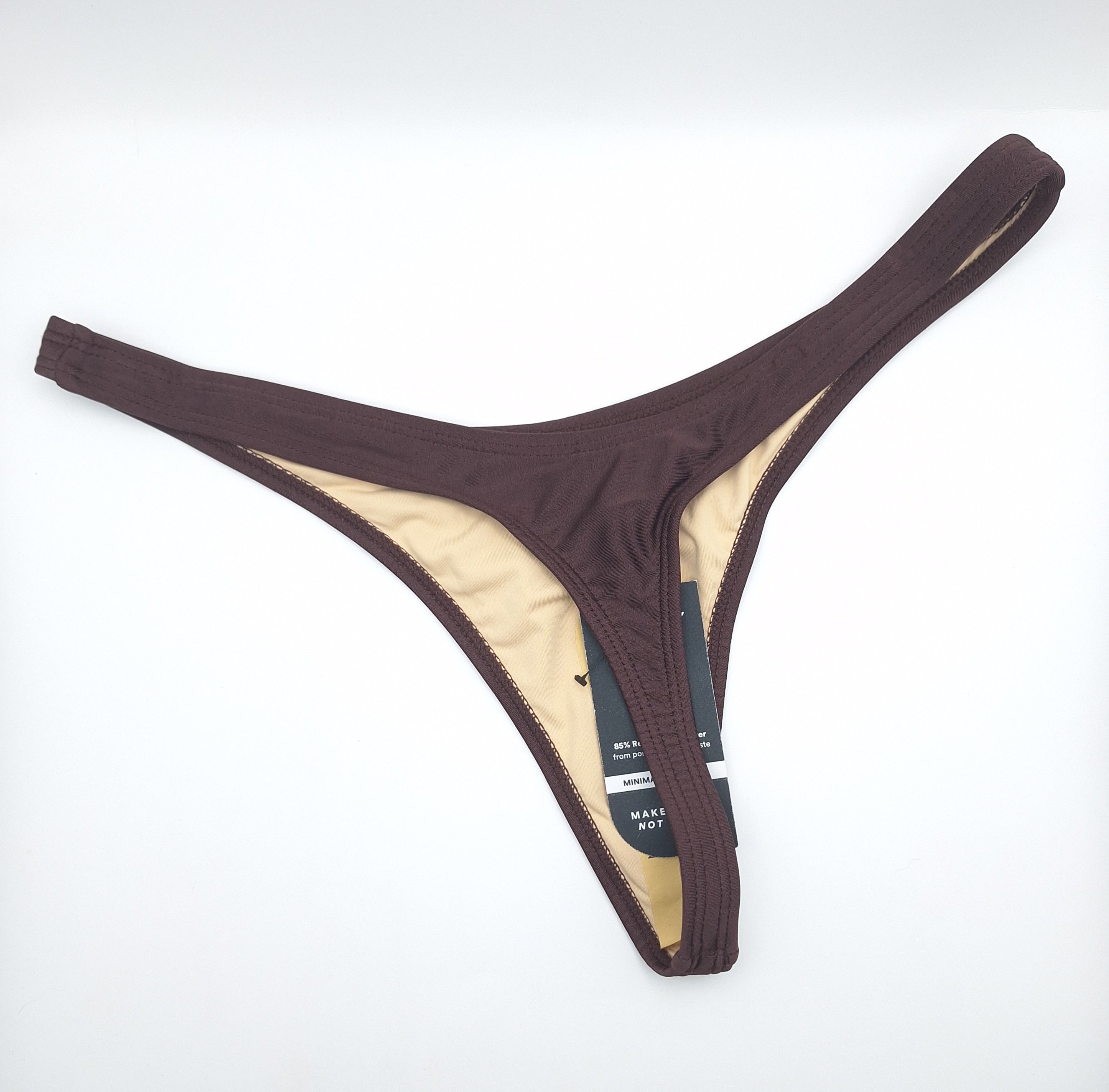 Cotton On Womens Refined High Side Thong Bikini Bottom