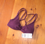 Cotton On Womens Ultra Soft Scrunch Front Strappy Crop