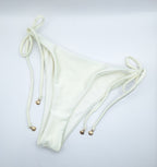Cotton On Women's String Tie Side Brazilian Bikini Bottom