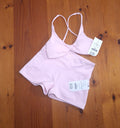 Cotton On Womens Gym Set: Ultra Soft Twist Front Crop and Ultra Soft Micro Short