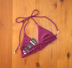 Cotton On Women's Mini String Triangle Bikini Top
