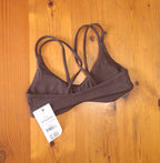 Cotton On Womens Ultra Soft Scrunch Front Strappy Crop