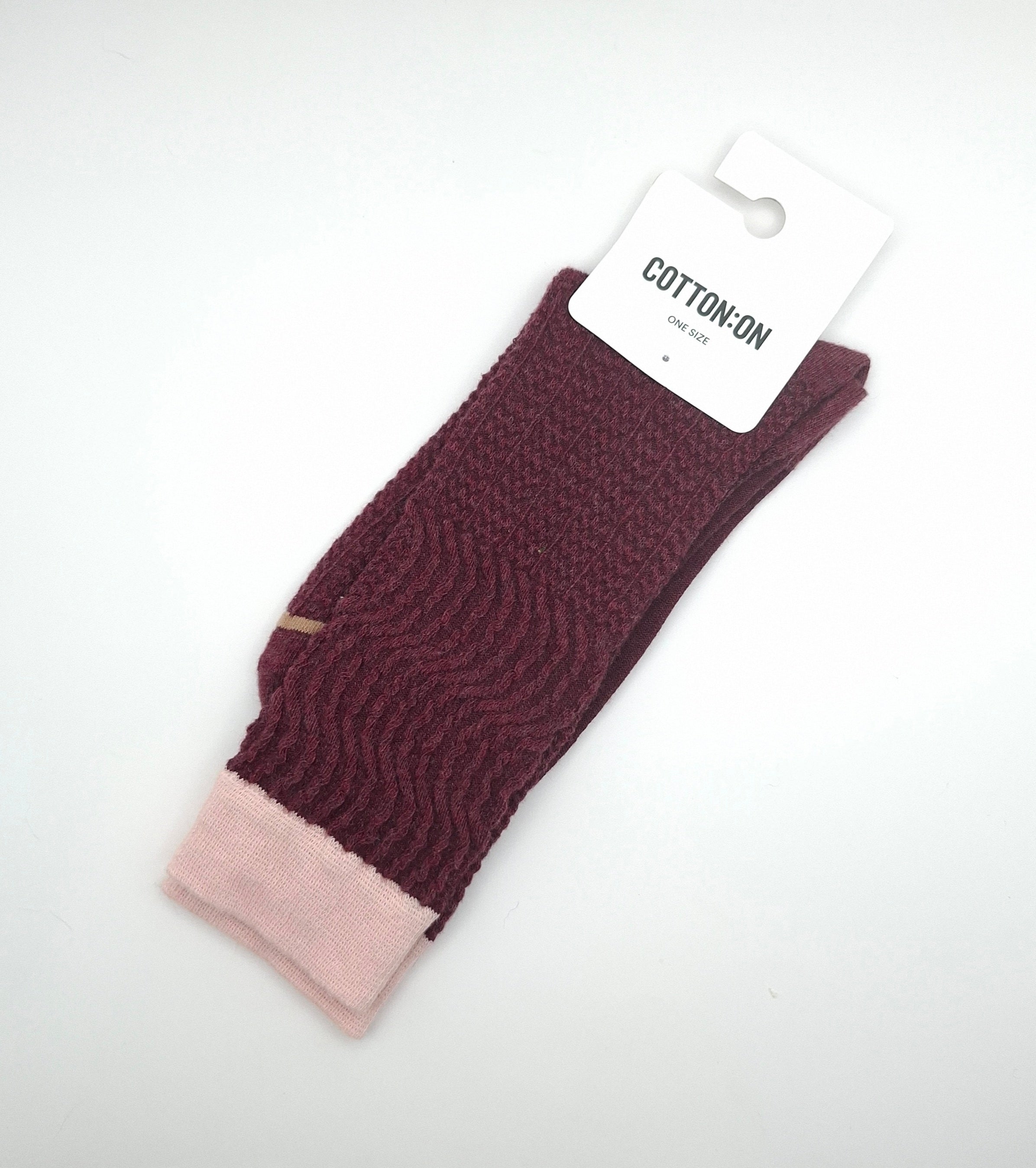 Cotton On Textured Crew Sock