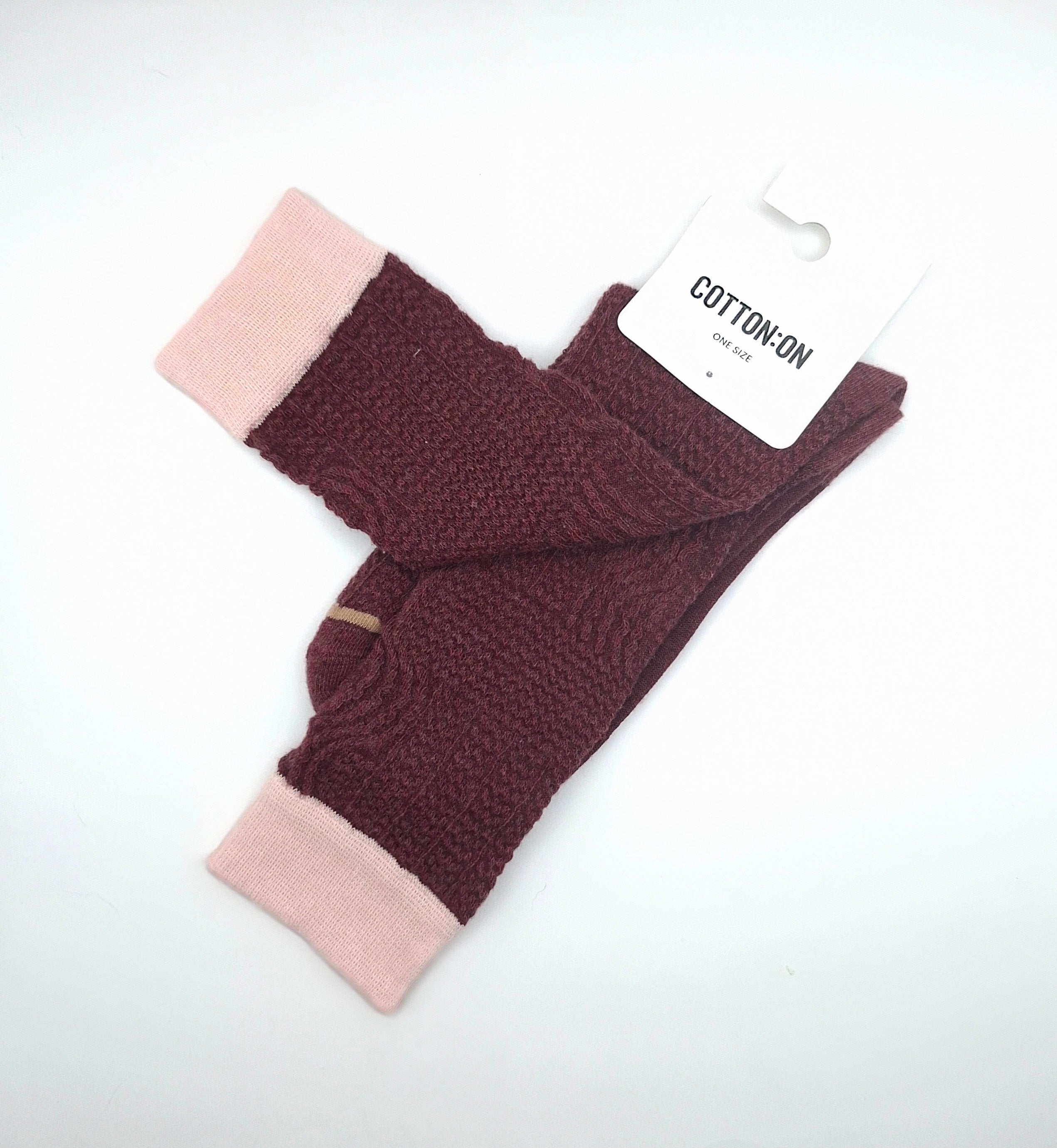 Cotton On Textured Crew Sock