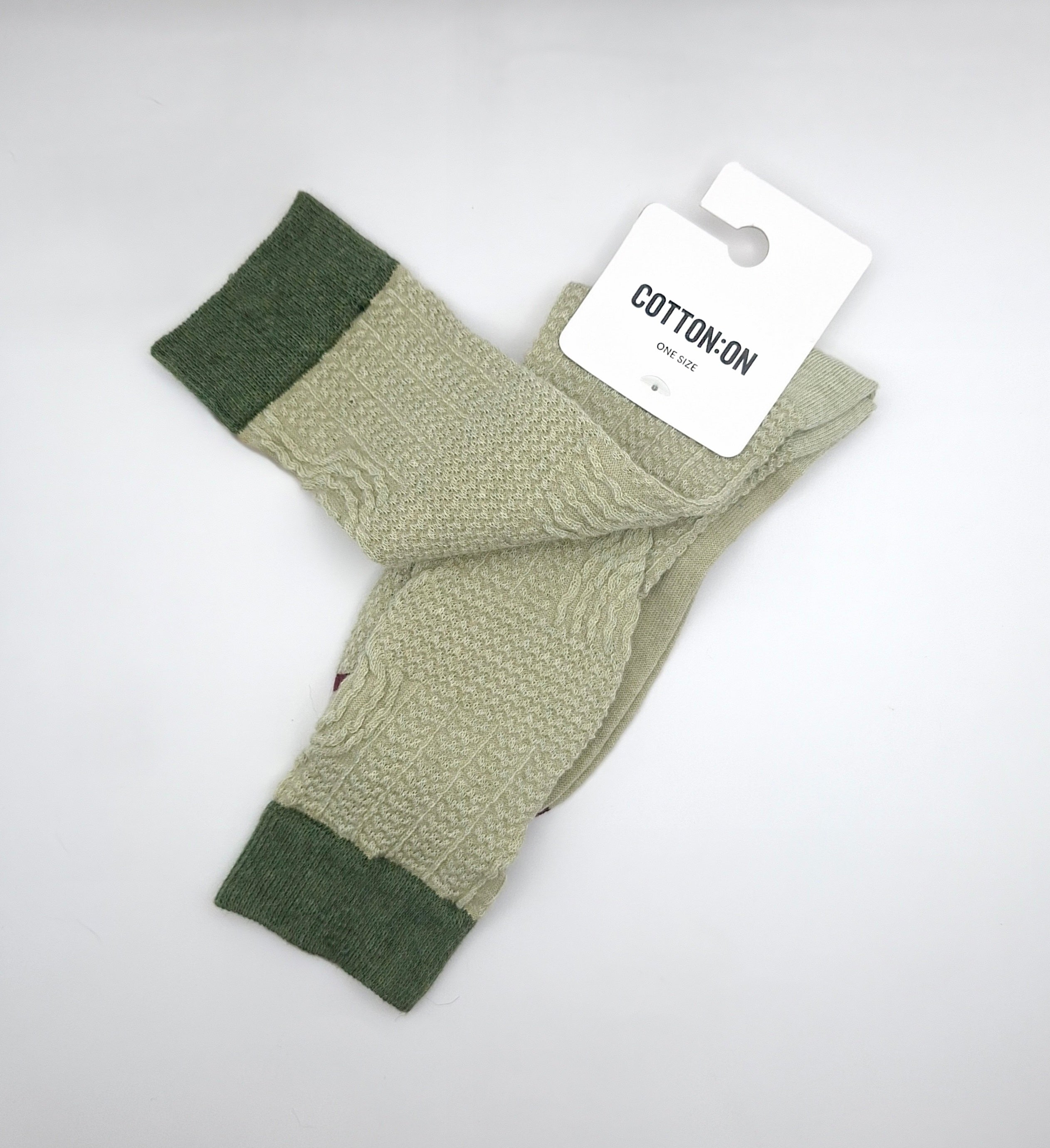 Cotton On Textured Crew Sock