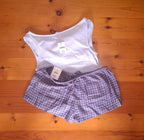 Cotton On Womens Dreamy Soft Tank And Cosy Soft Flannel Short