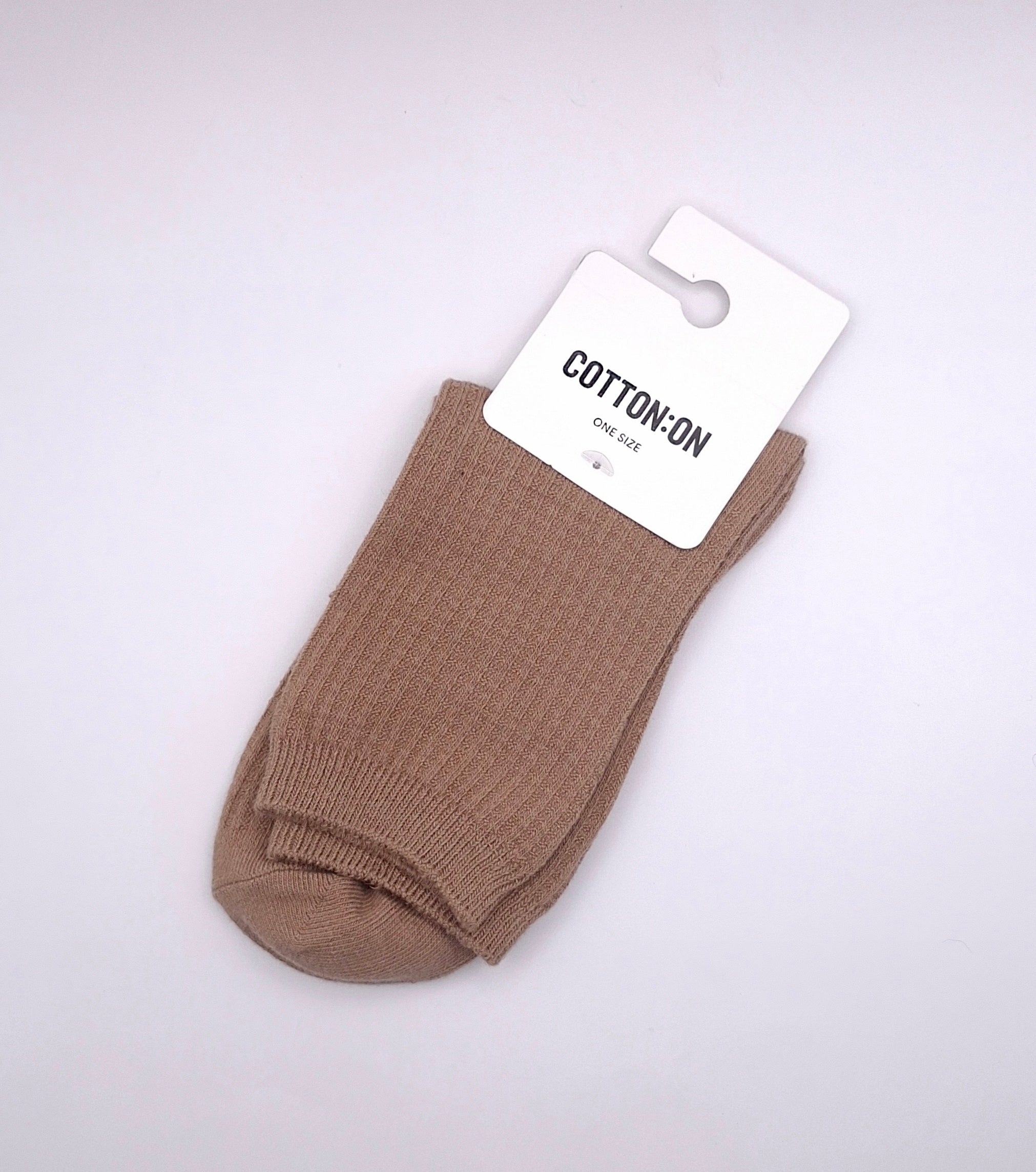 Cotton On Waffle Textured Crew Sock
