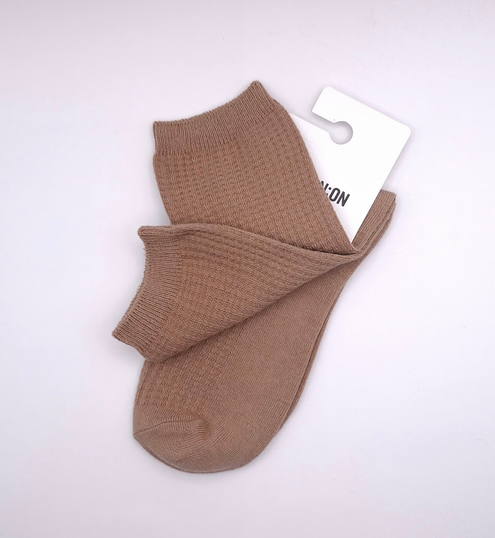 Cotton On Waffle Textured Crew Sock