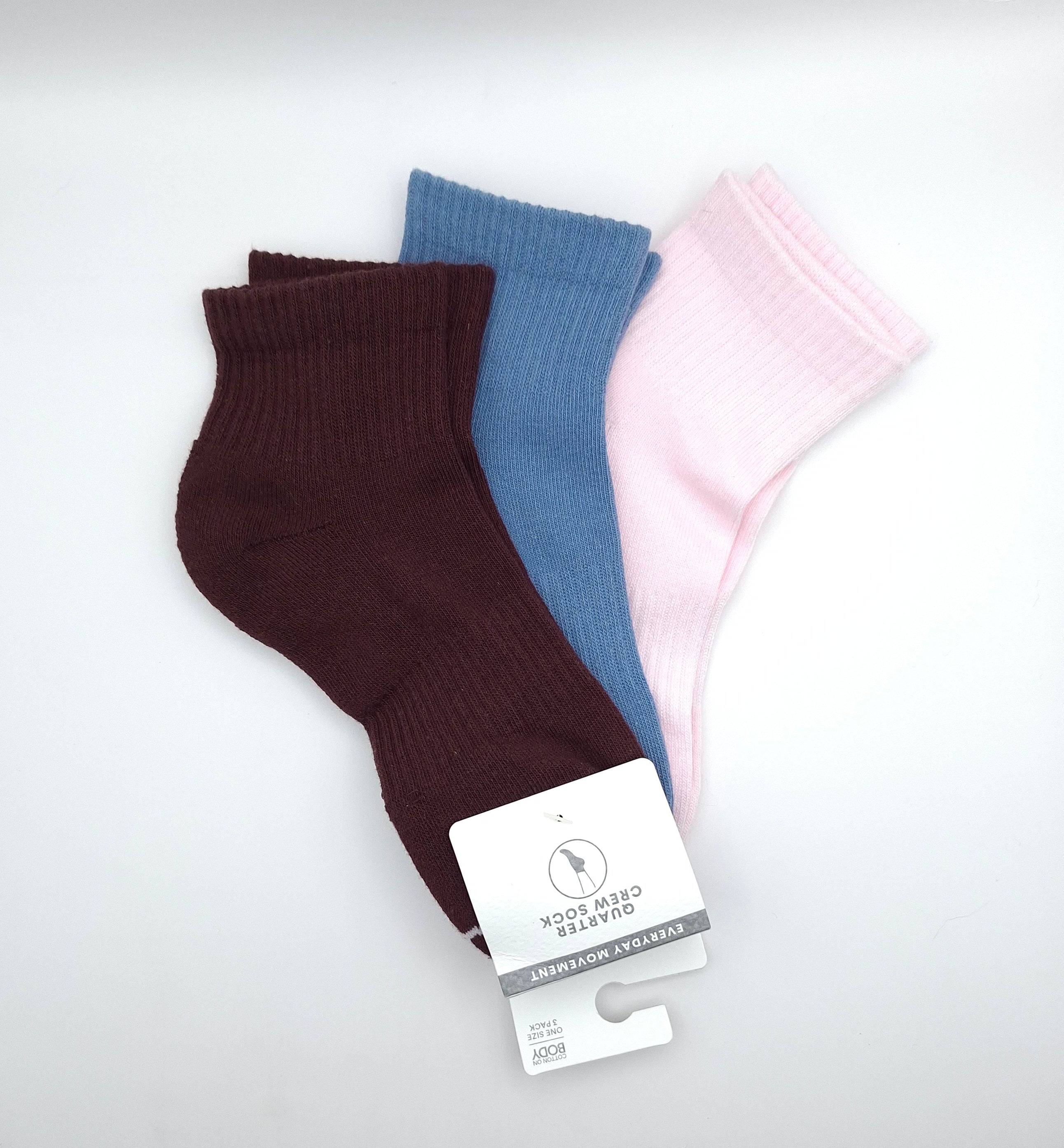 Cotton On Women's Body Quarter Crew Sock