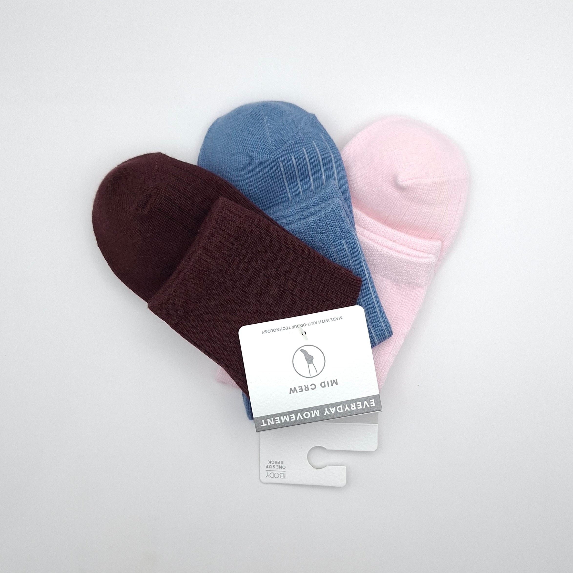 Cotton On Women's Body Mid Crew Socks 3PK