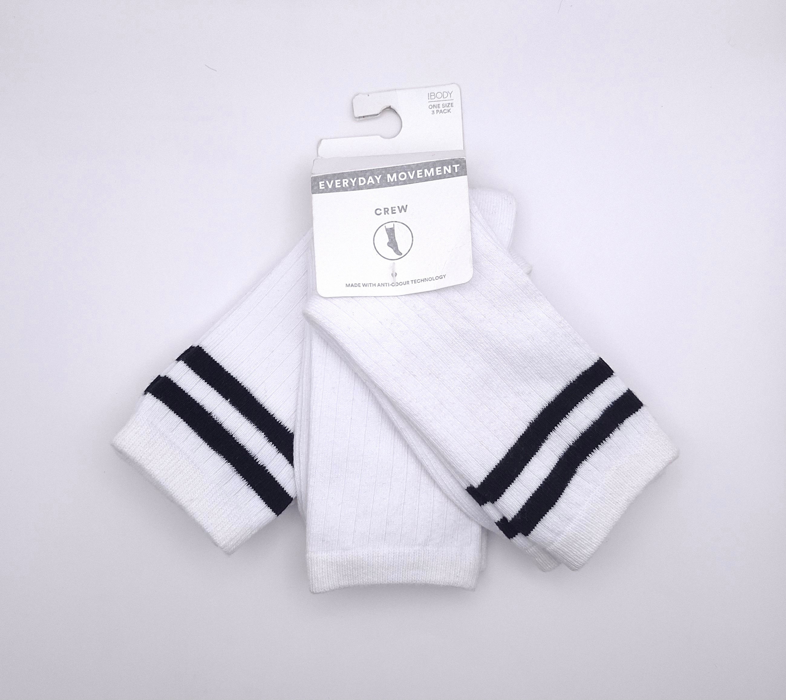 Cotton On Women's Socks. Body Crew Socks 3PK.