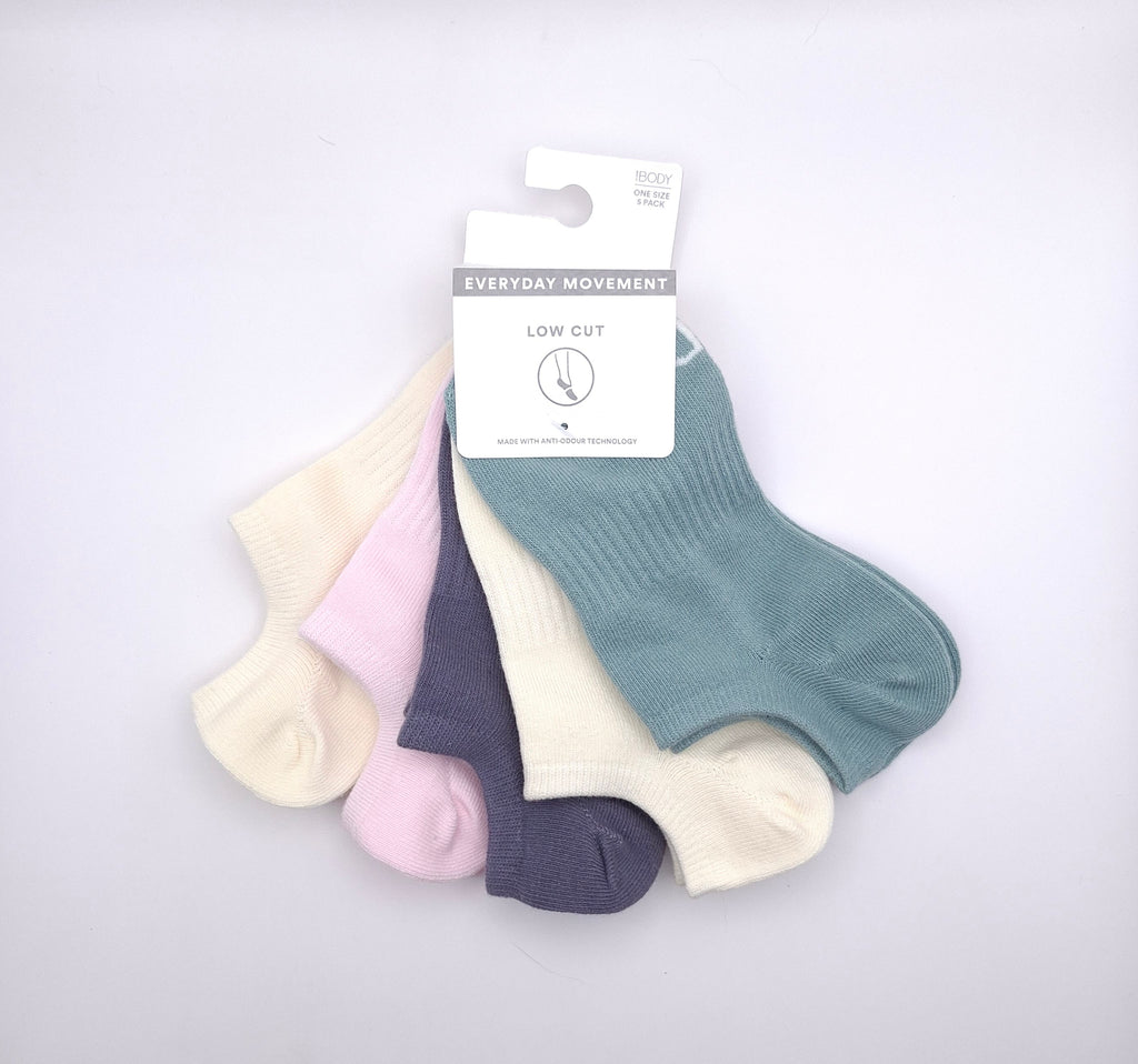 Cotton On Women's Body Low Cut Sneaker Socks 5PK