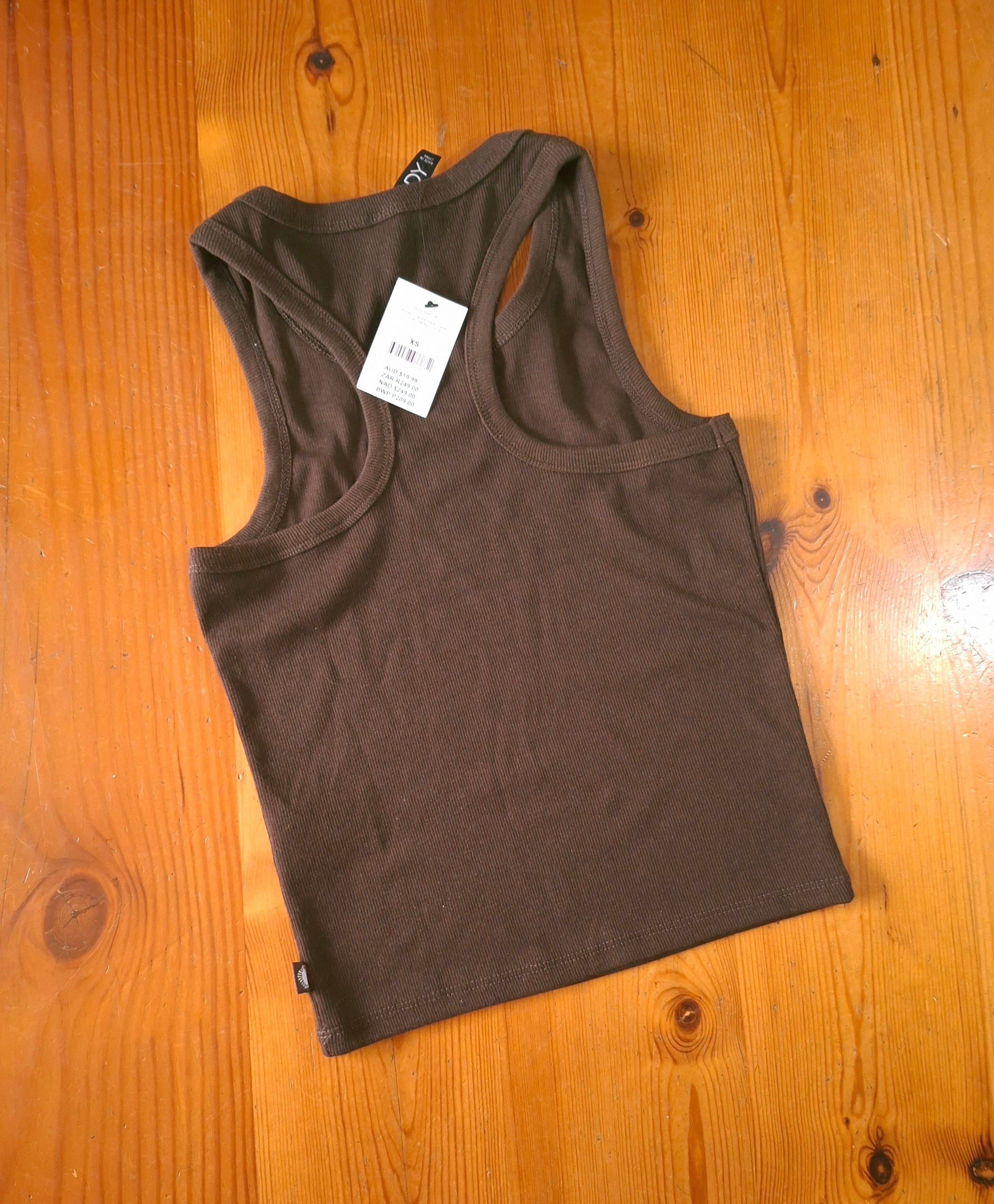 Cotton On Womens Active Core Rib Racer Tank