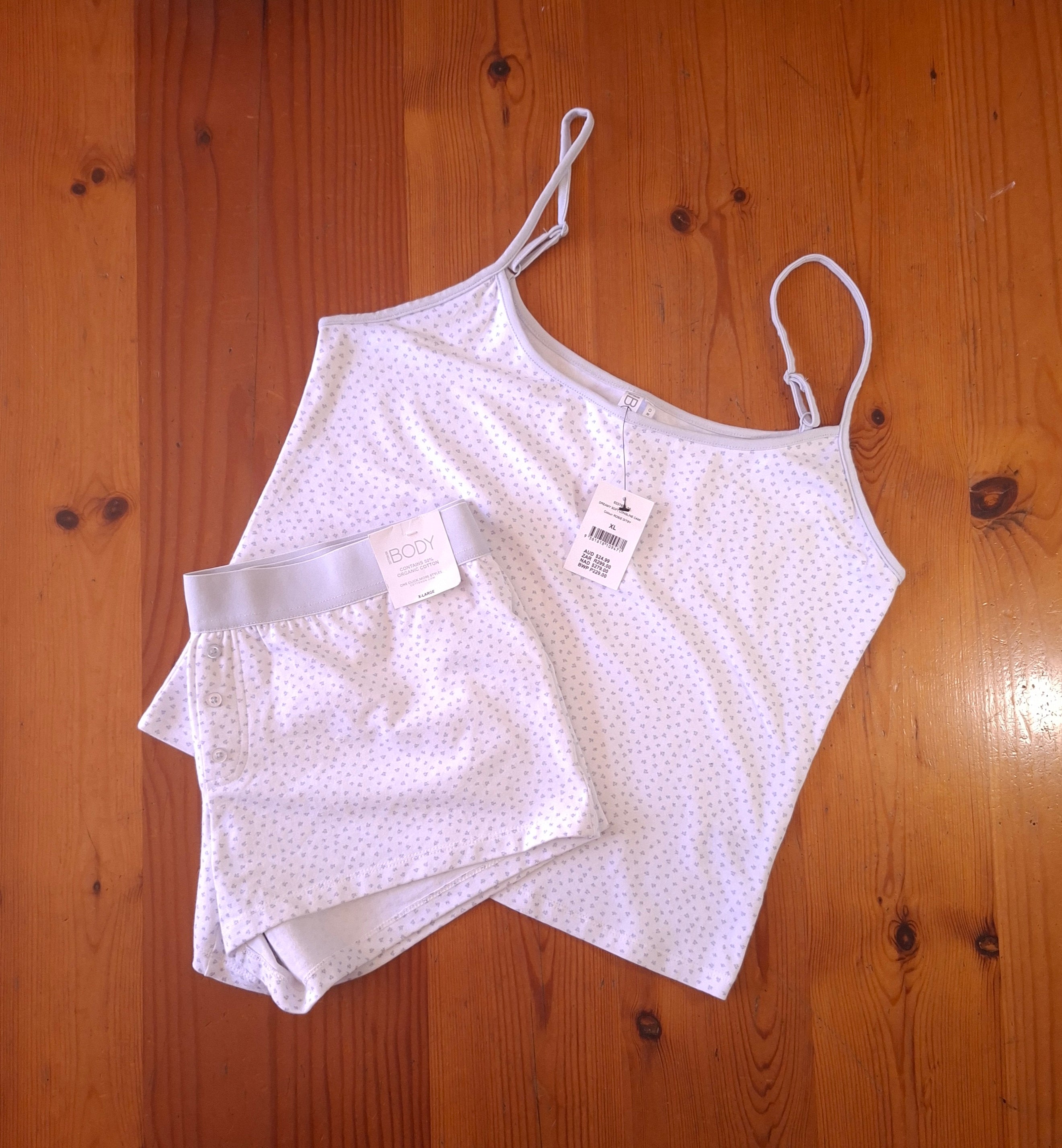 Cotton On Womens Dreamy Soft Longline Cami and Dreamy Soft BoyShort