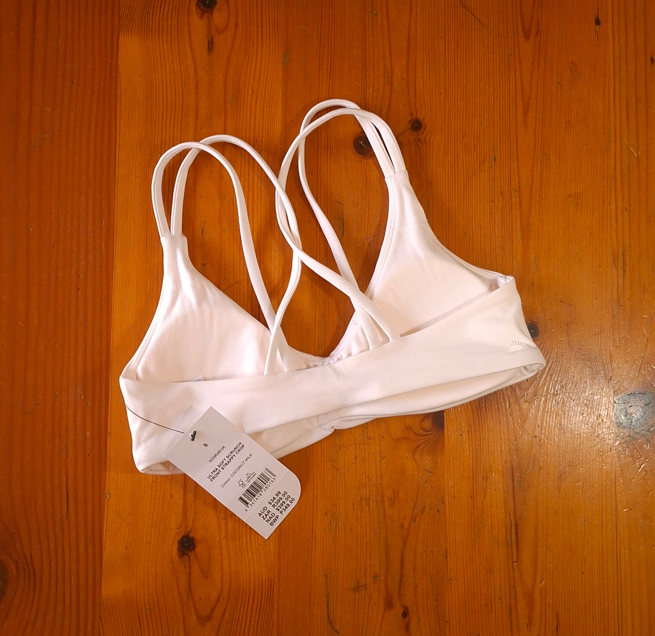 Cotton On Womens Ultra Soft Scrunch Front Strappy Crop