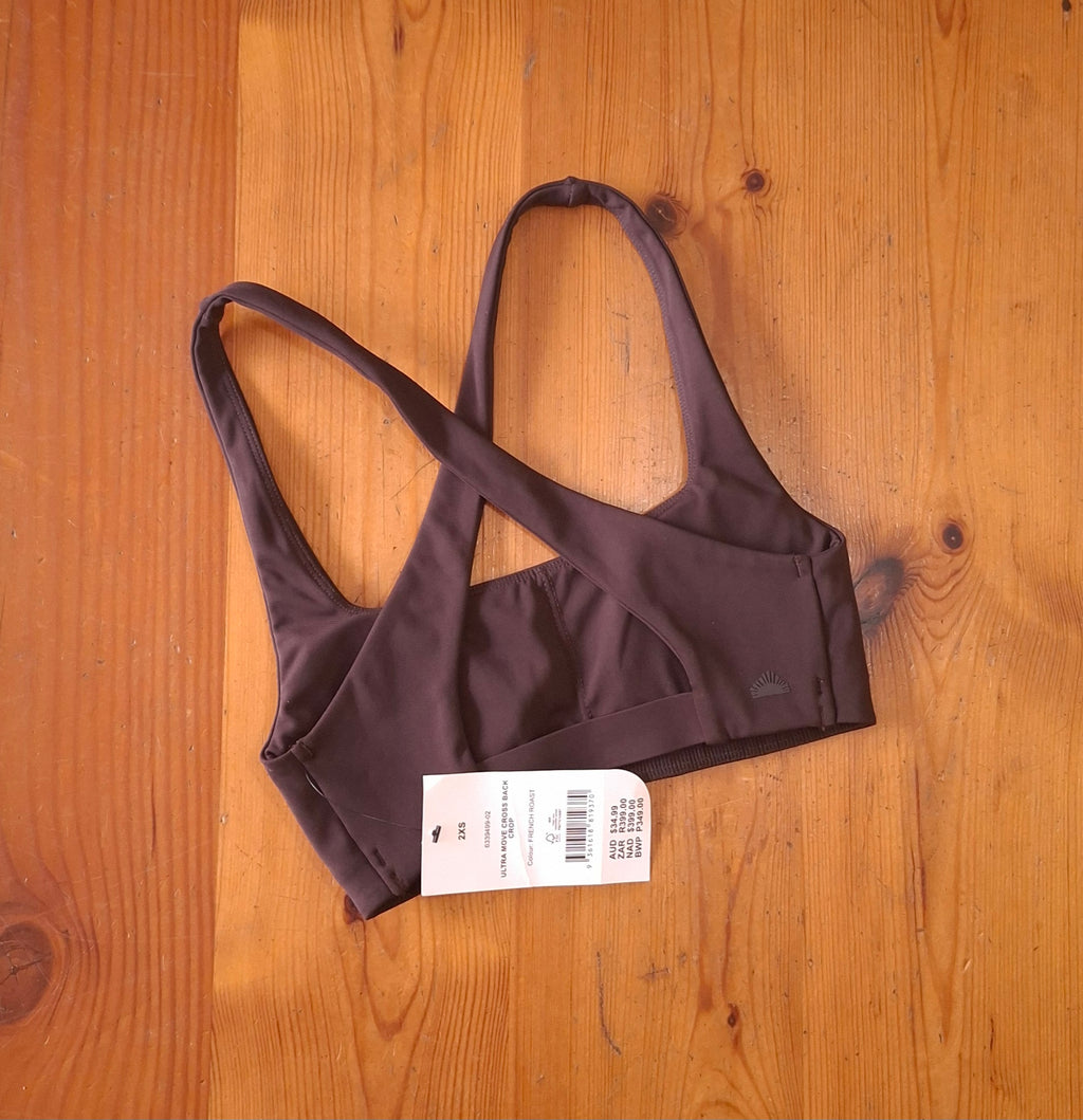 Cotton On Womens Ultra Move Cross Back Crop