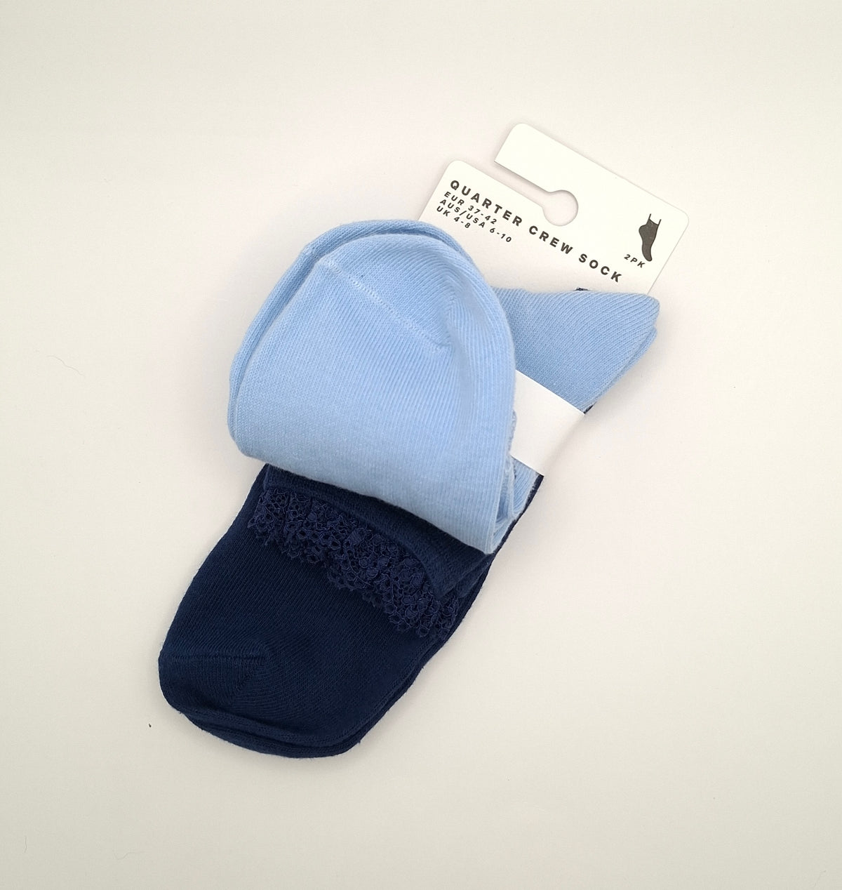 Cotton On The Perfect Pair Lace Frill Sock 2PK