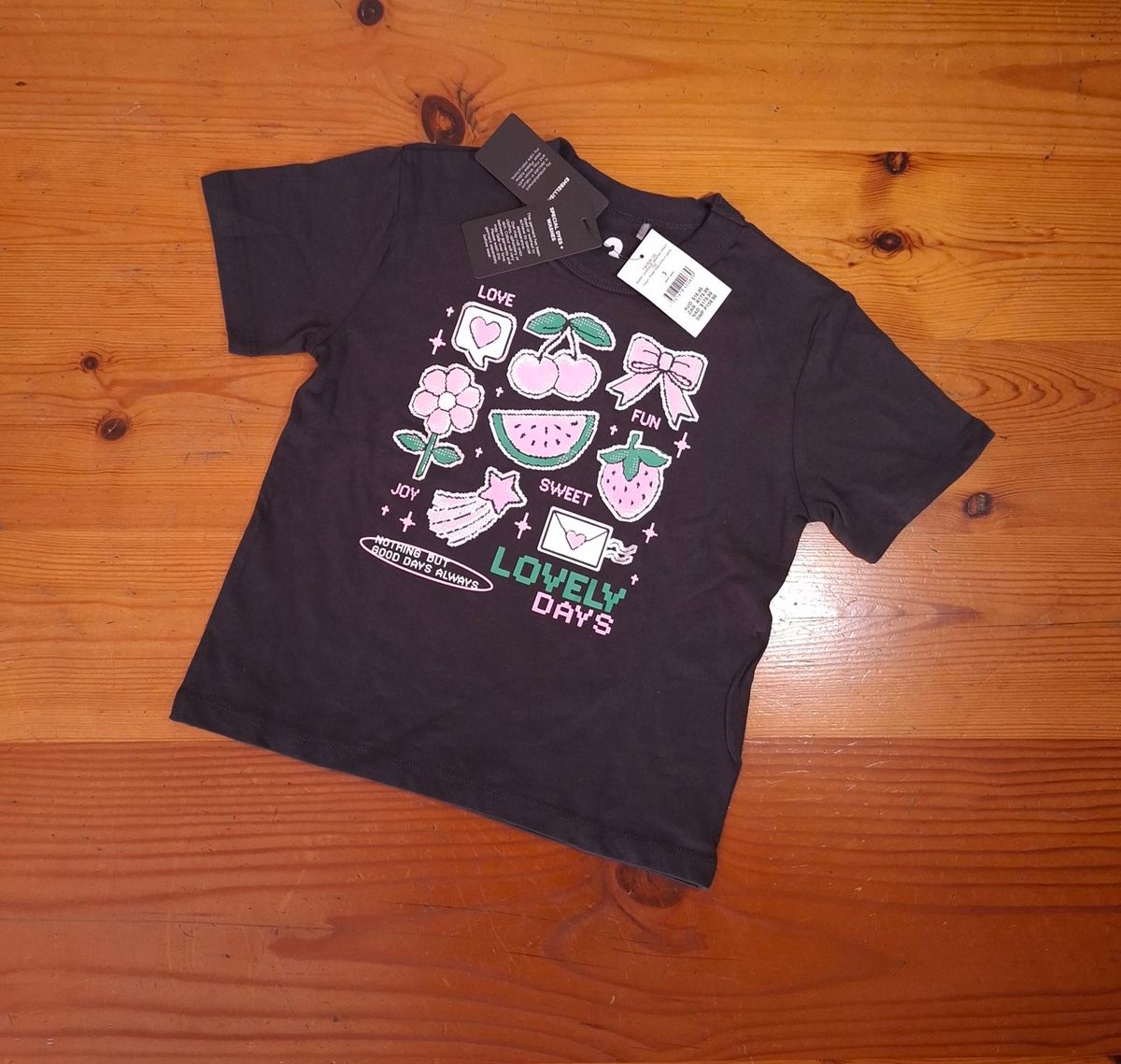 Cotton On Girls Poppy Oversize Graphic Print Tee