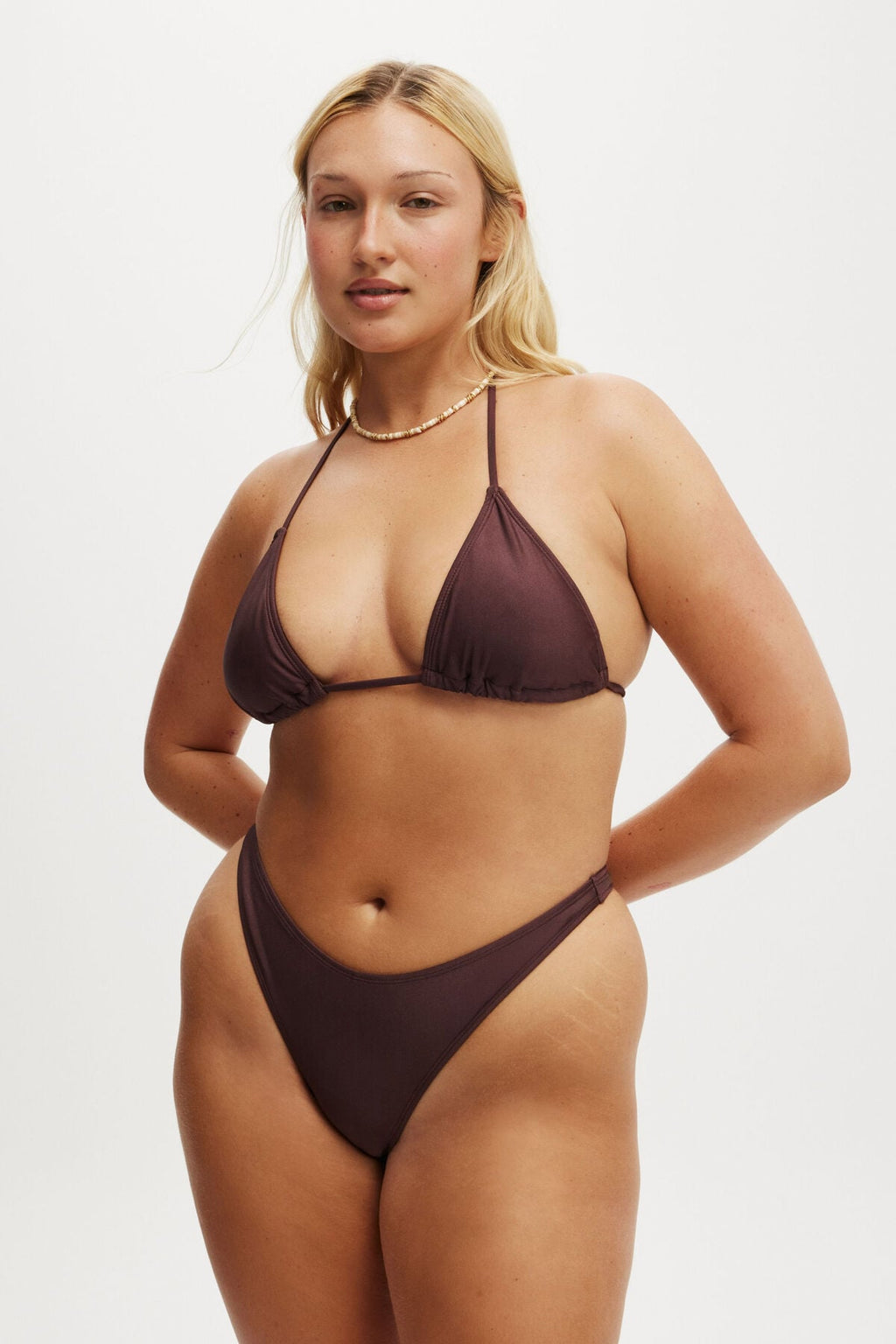 Cotton On Womens Silder Triangle Bikini Top
