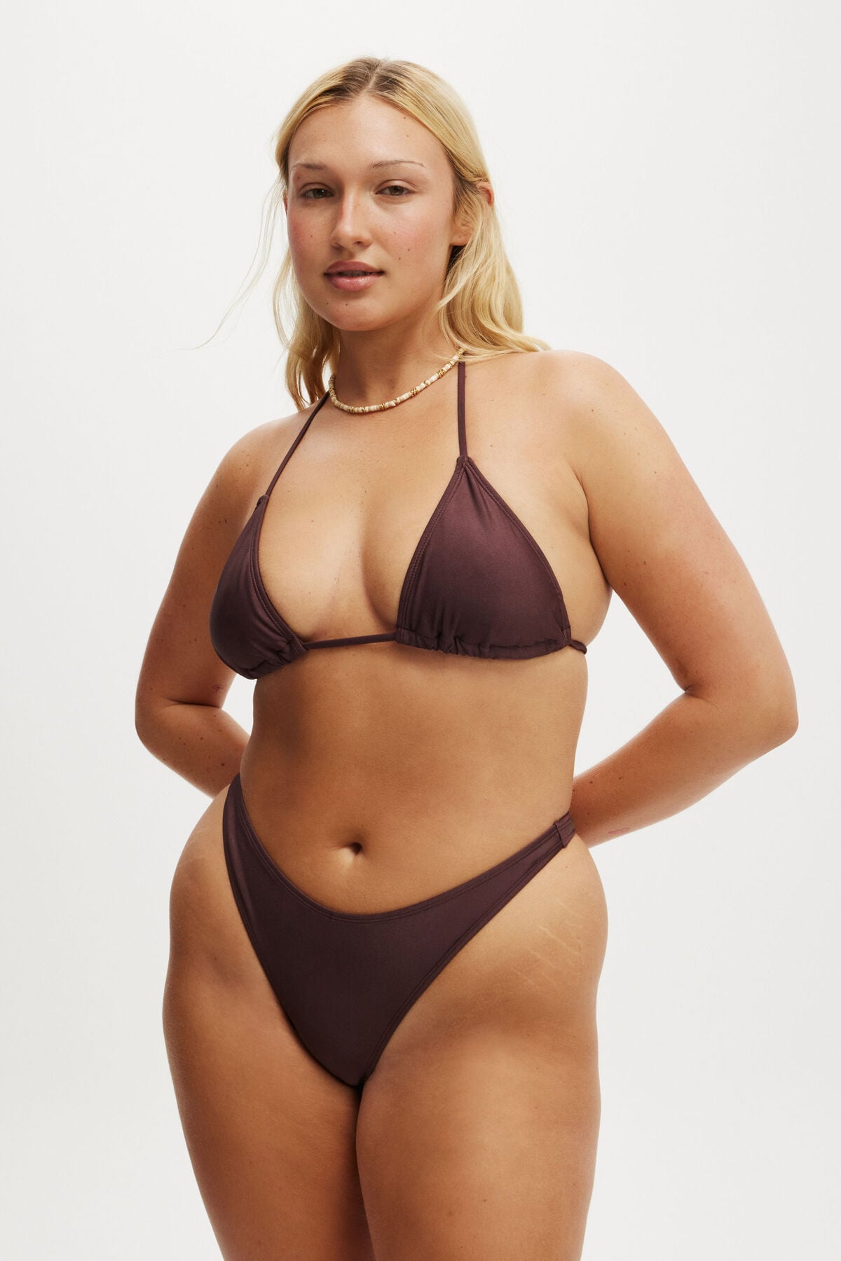 Cotton On Womens Silder Triangle Bikini Top