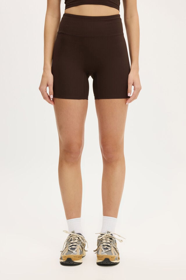 Cotton On Womens Ultra Soft Rib Bike Short