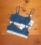 Cotton On Womens Branded Cotton Scoop Bralette and Branded Cotton Balconette Bralette