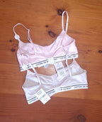 Cotton On Womens 2 Pack Branded Cotton Balconette Bralette