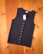 Cotton On Womens Bailey Button Detail Vest
